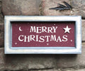 East of India ‘Merry Christmas’ Long Box Frame