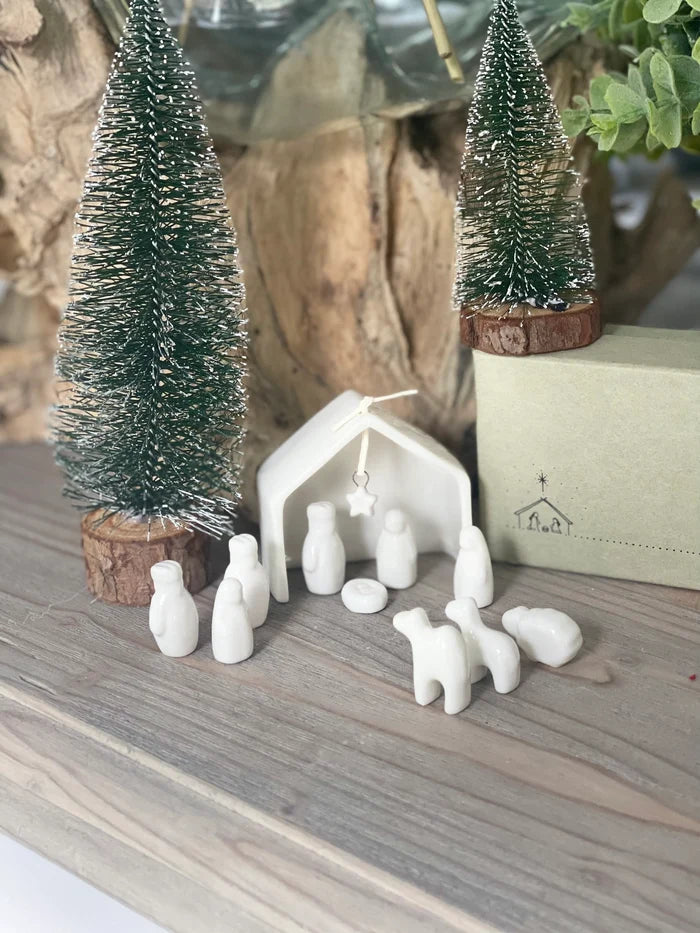 East of India Porcelain Nativity set