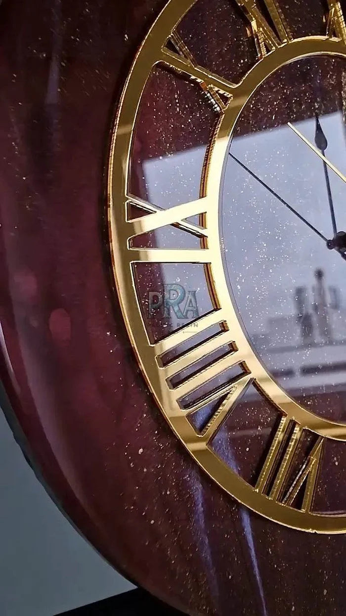 Enigma Premium Resin Wall clock - Pacific Resin Art