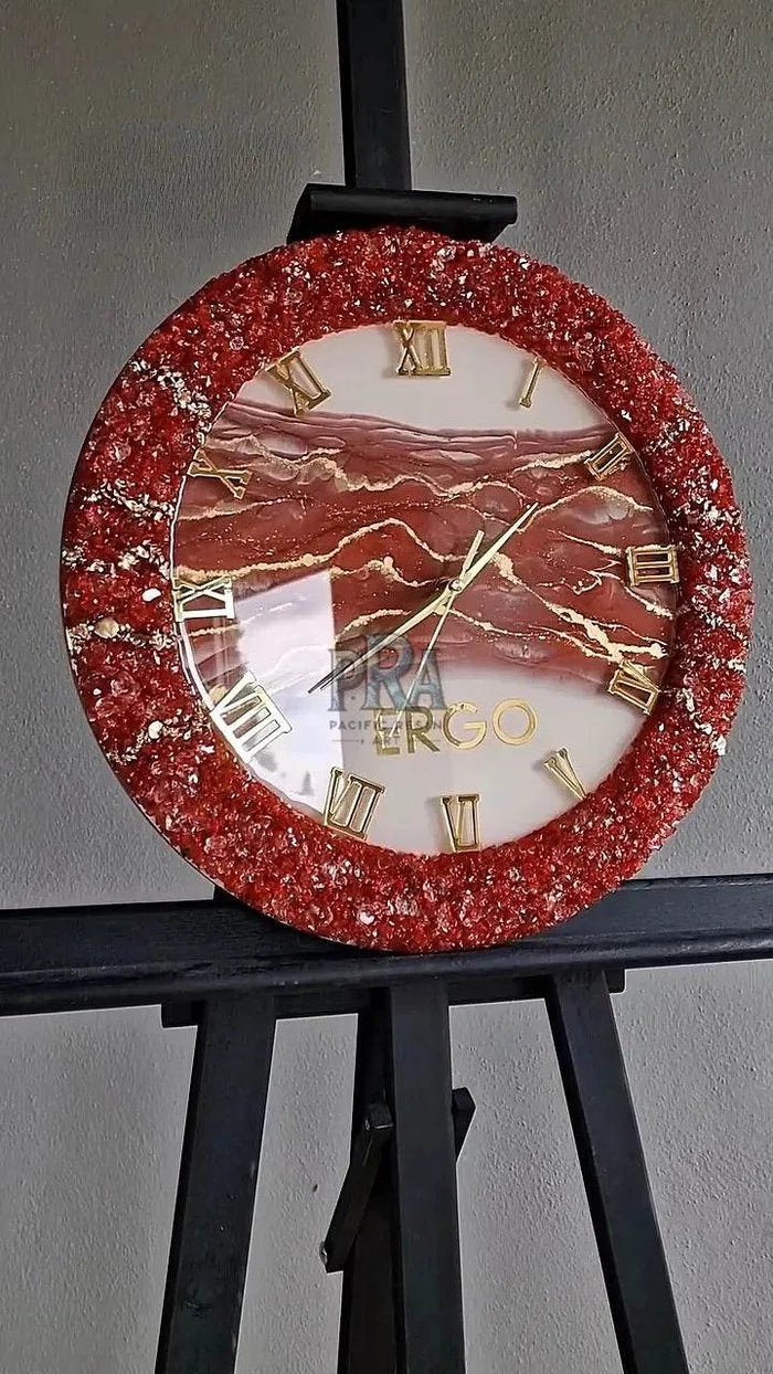 EonGlow Premium Resin Wall Clock - Pacific Resin Art