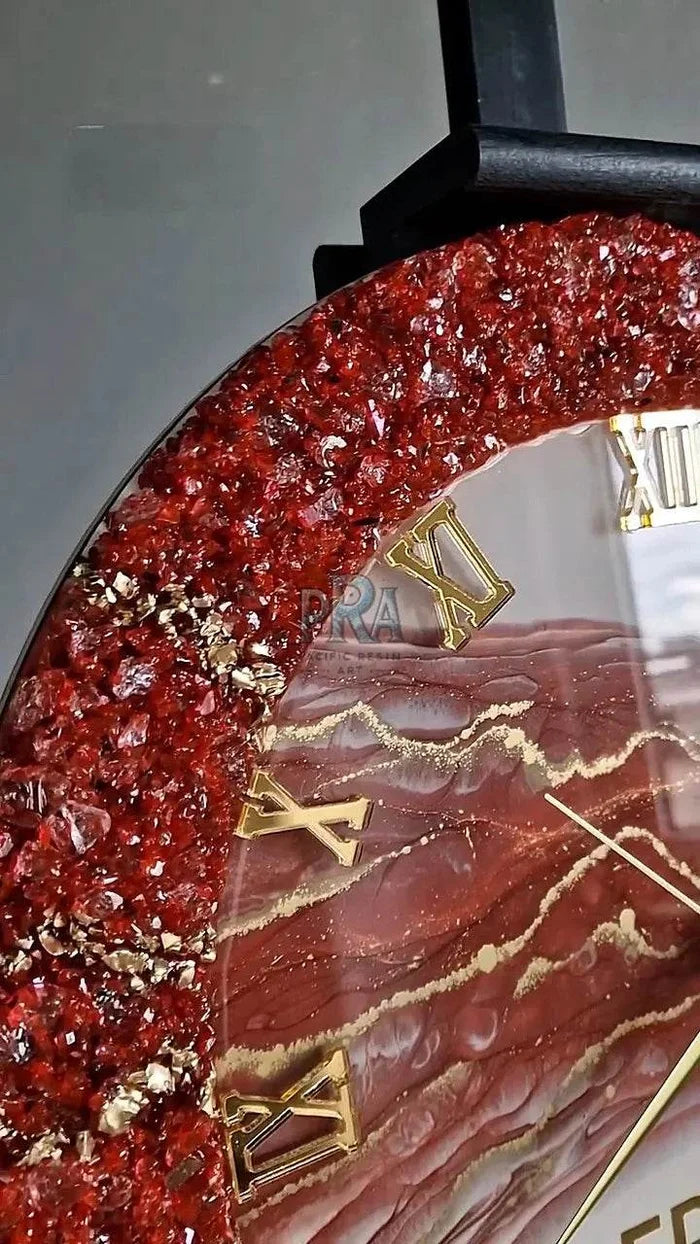 EonGlow Premium Resin Wall Clock - Pacific Resin Art