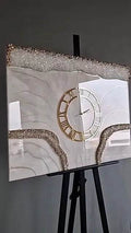 Eucalyptus Grove Rectangle Resin Wall Clock - Pacific Resin Art