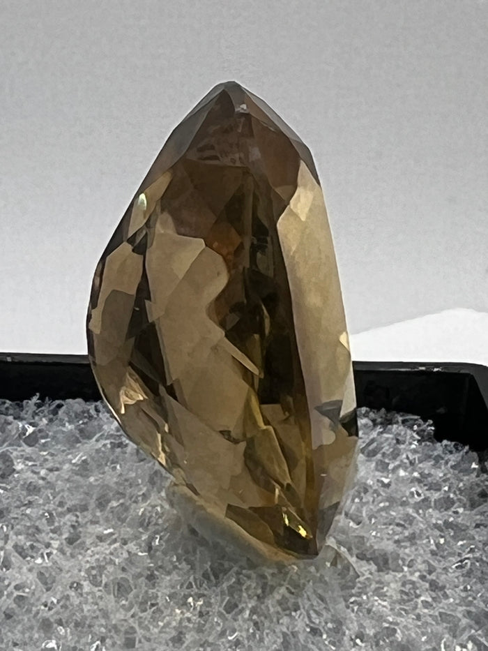 Faceted Citrine Gemstone from Mansa, Luapula, Zambia