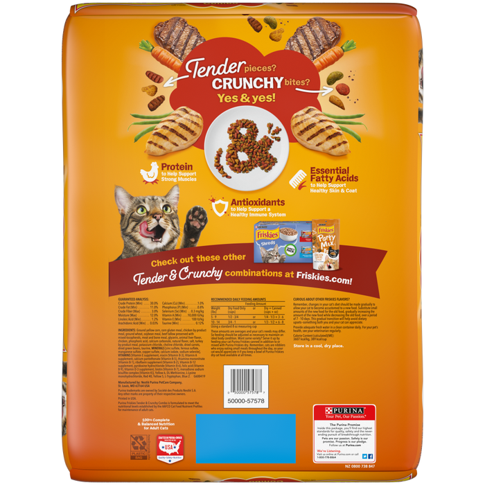 Friskies Tender and Crunch'd Dry Cat Food