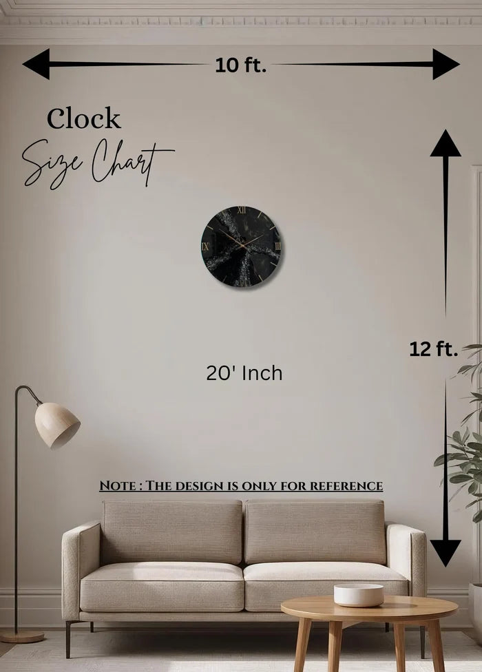 Sea Shells Ocean Resin wall clock | Elegant Clock For Home Decor - Pacific Resin Art