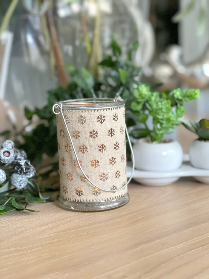 Glass Tealight Lantern