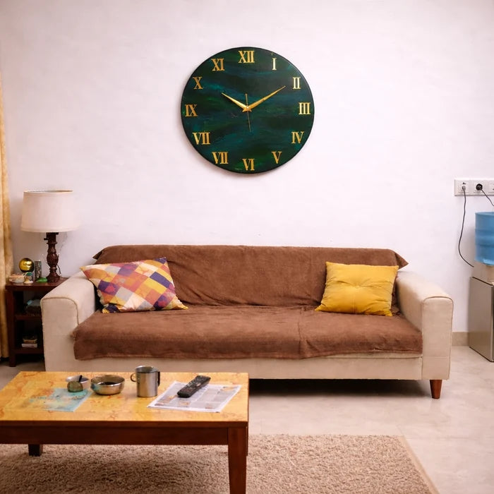 Glided Mirage Premium Resin Wall Clock