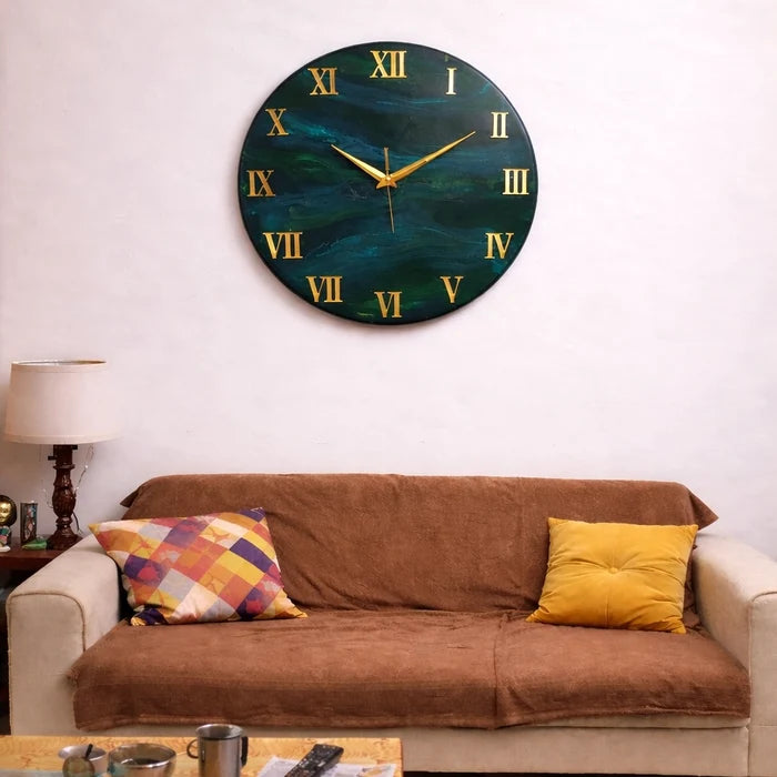 Glided Mirage Premium Resin Wall Clock