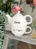 Gold Tea Time Tea For One Set