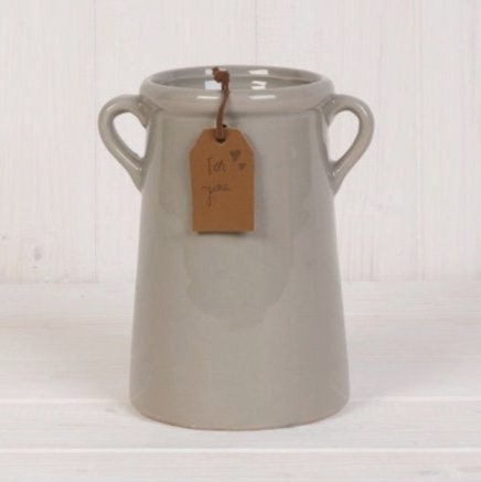 Grey For You Pot - Tall 14cm