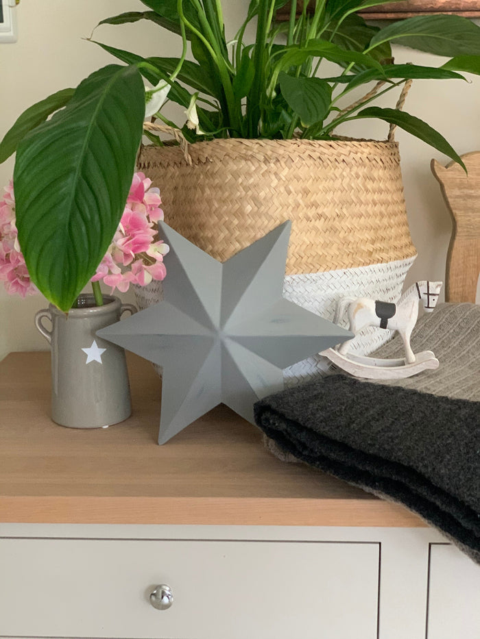 Grey Metal Barn Star- 30cm