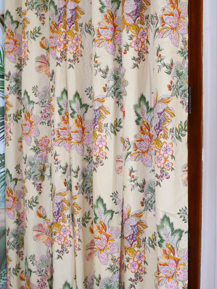 Hand Block Print Curtains | Lamya