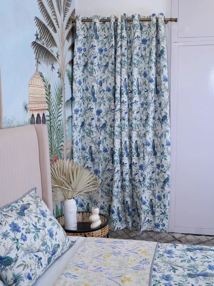 Hand Block Print Curtains | Pari