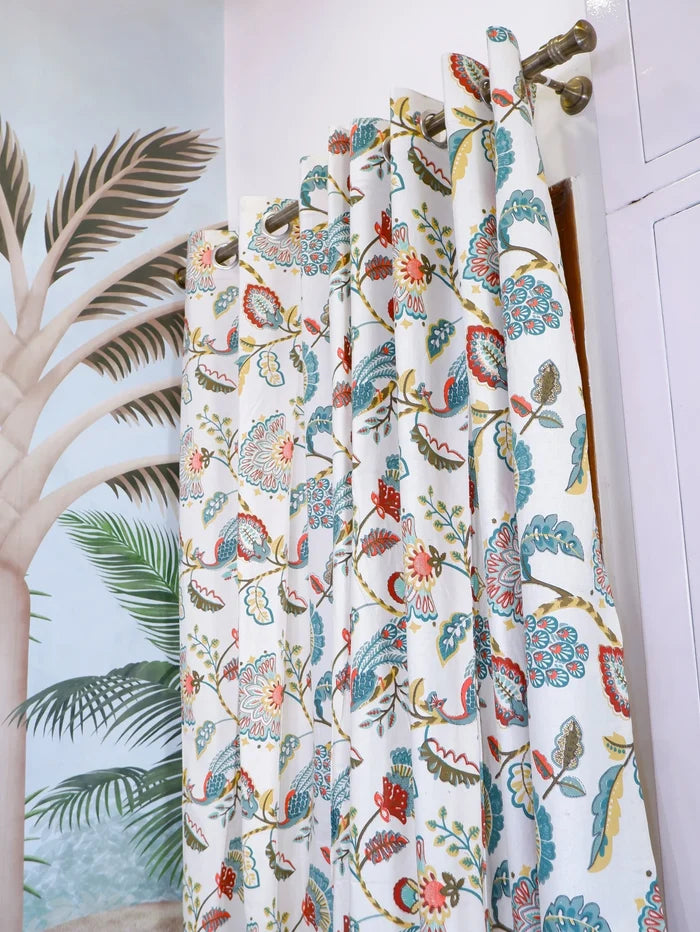 Hand Block Print Curtains | Safiya