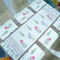 Hand Block Printed Cotton Table Runner -Ziva - Tarvik