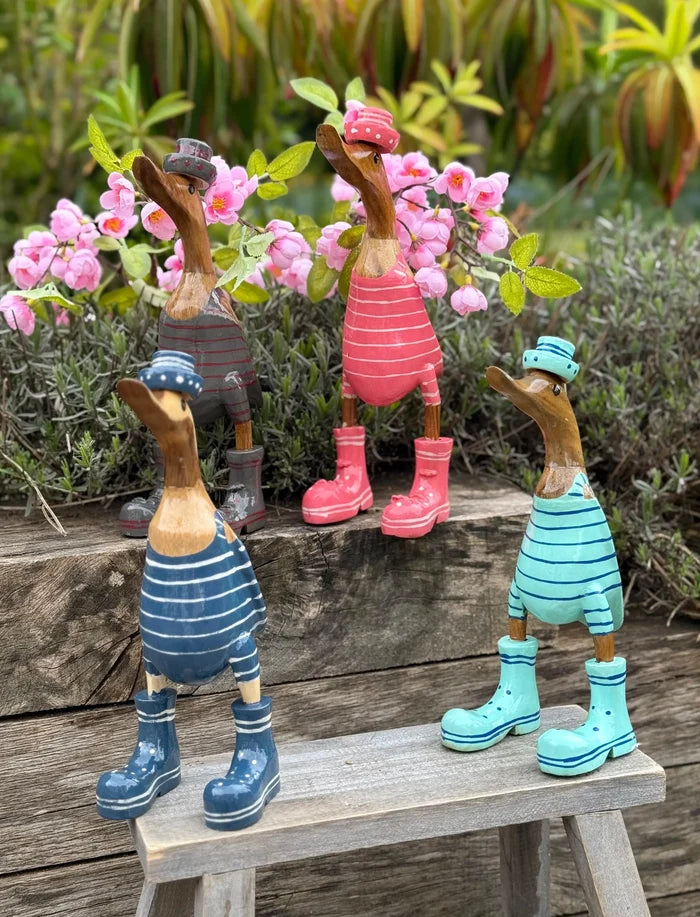 Hand-painted Beach Duck - Available in 4 Colours