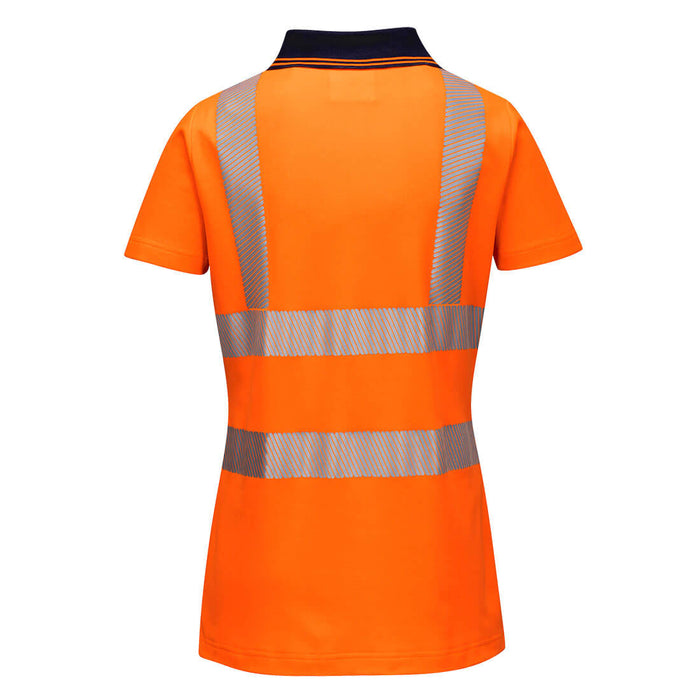 Hi-Vis Women's Cotton Comfort Pro Polo Shirt S/S