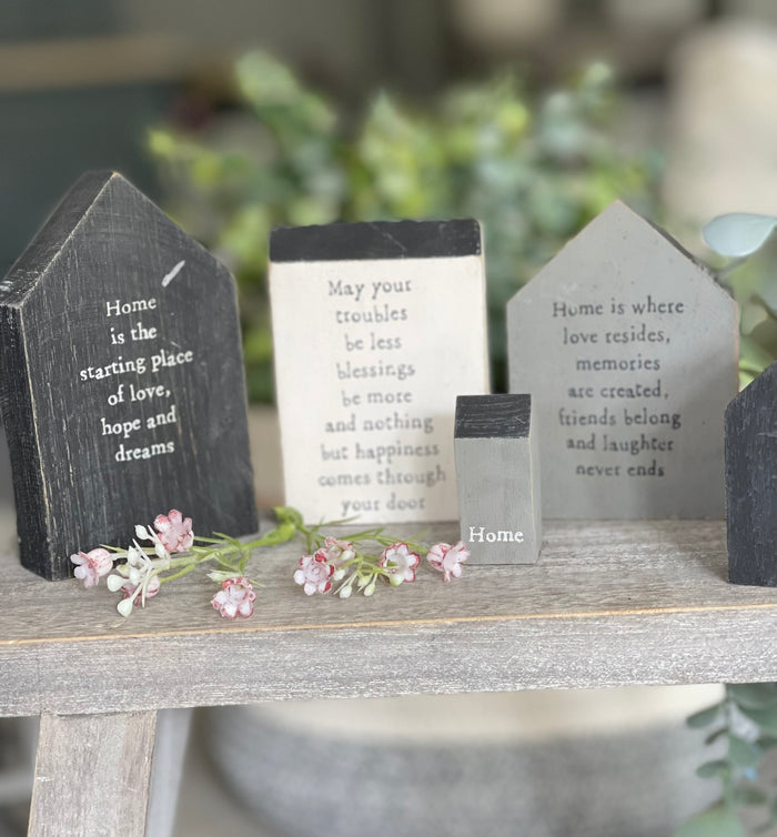 Home is Where Love Resides Wooden House