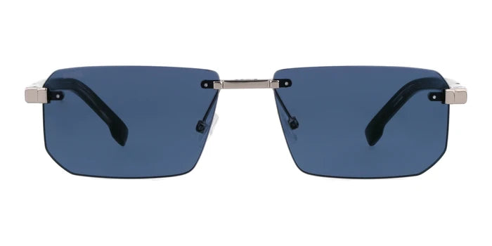 Hugo BOSS 1918-Gunmetal With Blue Lenses