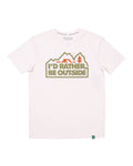 I'd Rather Be Outside Forest Unisex Tee | Natural