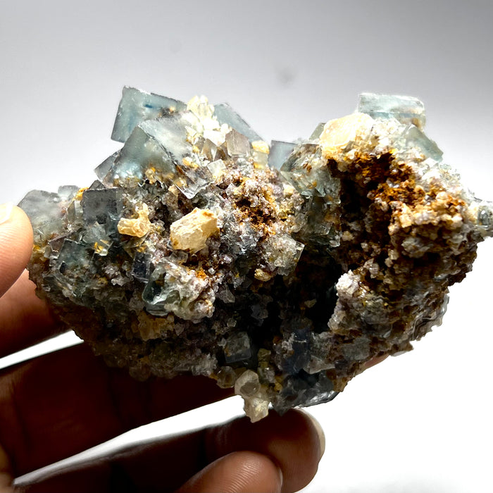 Fluorite and Barite, Okorusu Mine, Namibia
