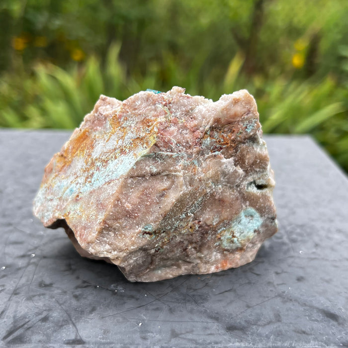 Self-Standing Dioptase on Matrix, Mineral Specimen from Kunene Region, Namibia, Africa