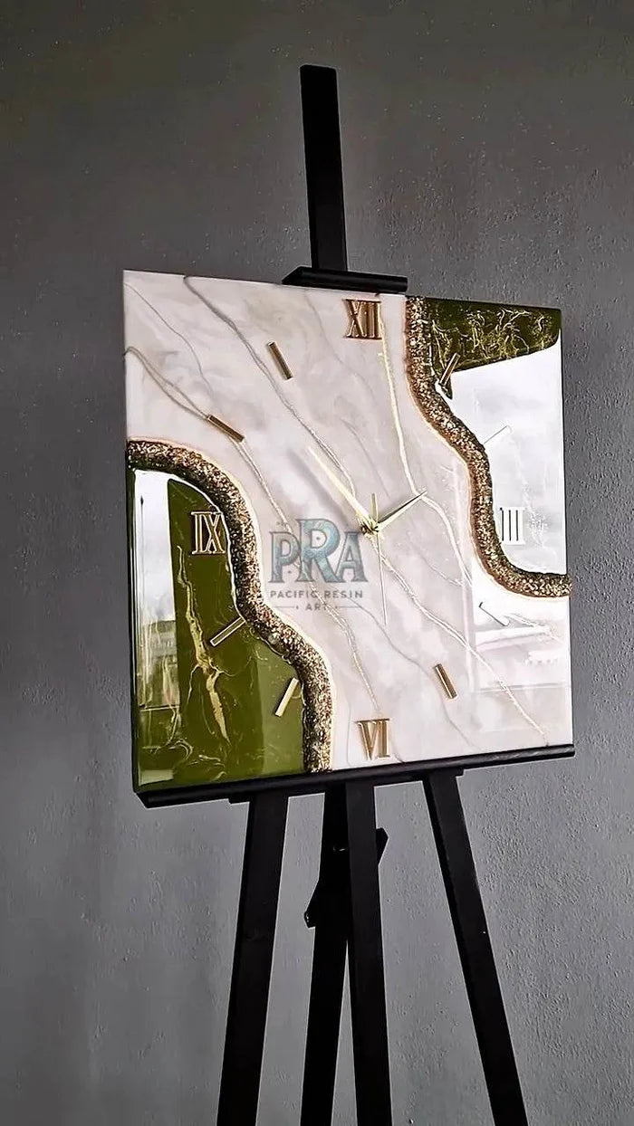 Infinite Ripple Resin Wall Clock - Pacific Resin Art