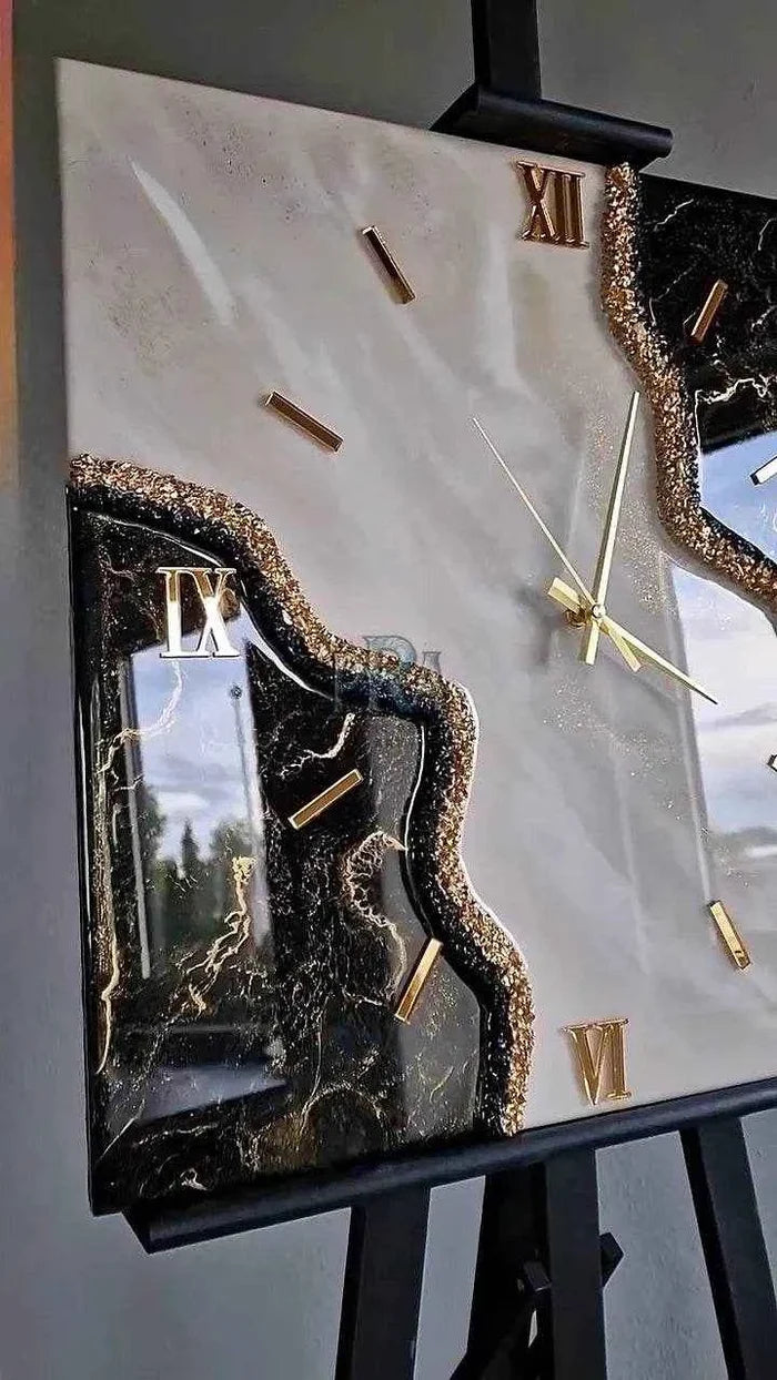 Infinite Tides Resin Wall Clock | Unique Decor - Pacific Resin Art