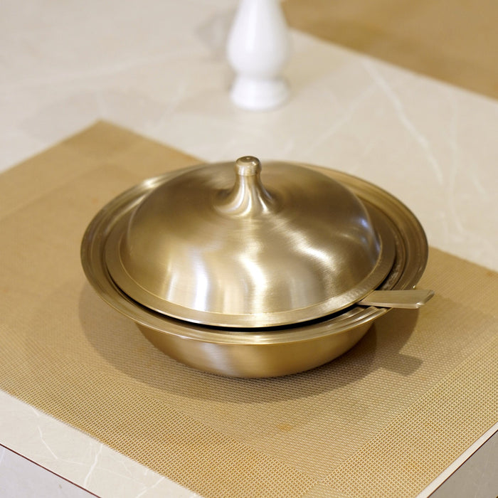 Kansa Bronze Casserole (Donga / Bowl) - Brass Globe -