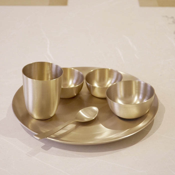 Kansa / Bronze Dosa Set - Brass Globe