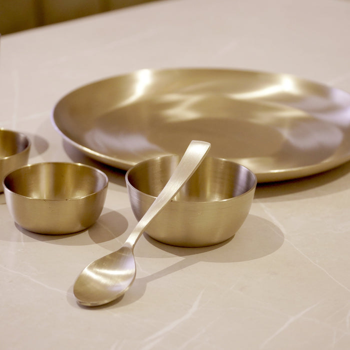 Kansa / Bronze Dosa Set - Brass Globe