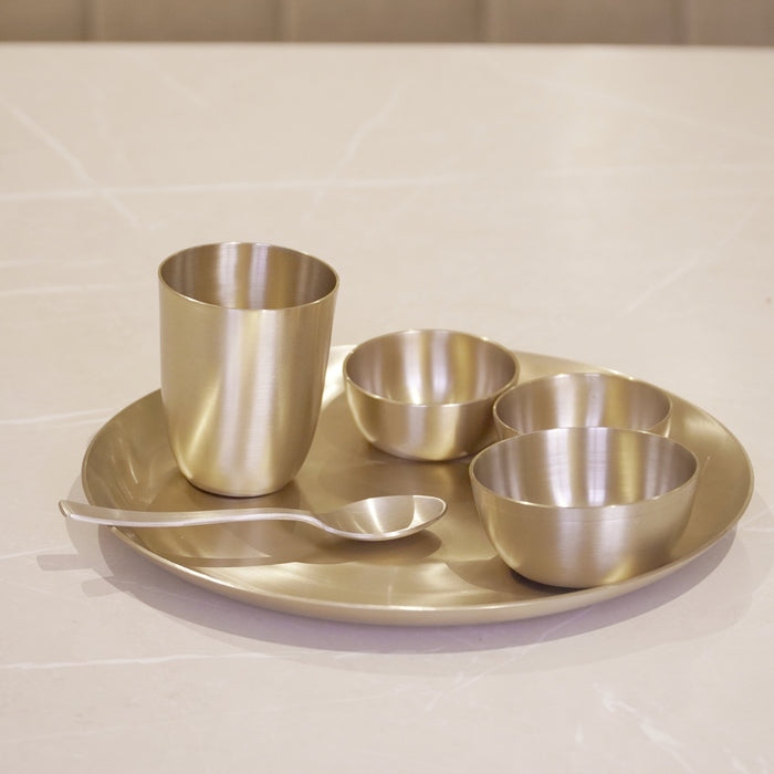 Kansa / Bronze Dosa Set - Brass Globe