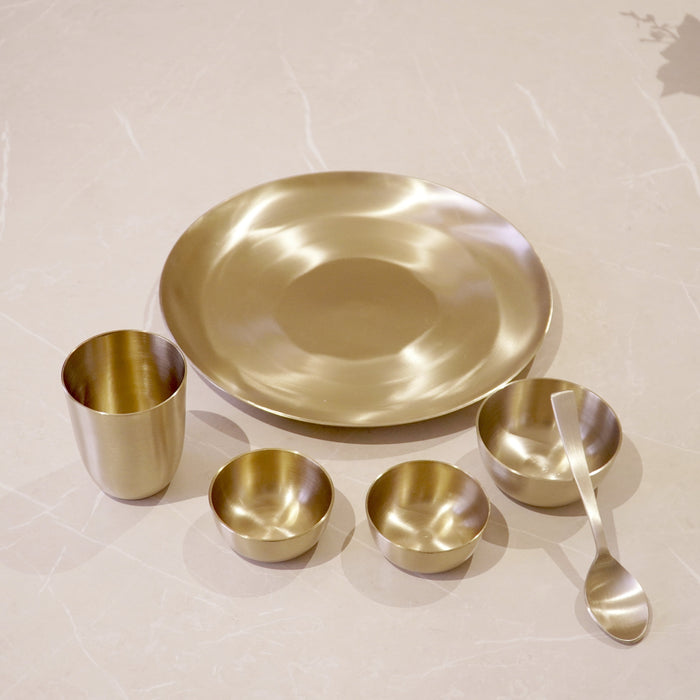 Kansa / Bronze Dosa Set - Brass Globe