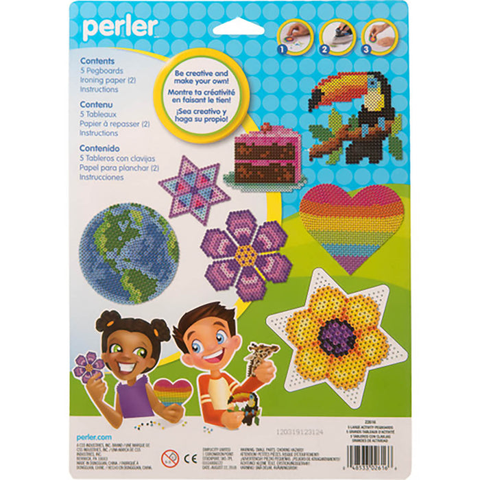 Large Basic Shapes Pegboards - 5 Ct