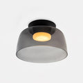 Single layer ∅  12.6″ x H 6.3″ / Smoke grey / Warm Light