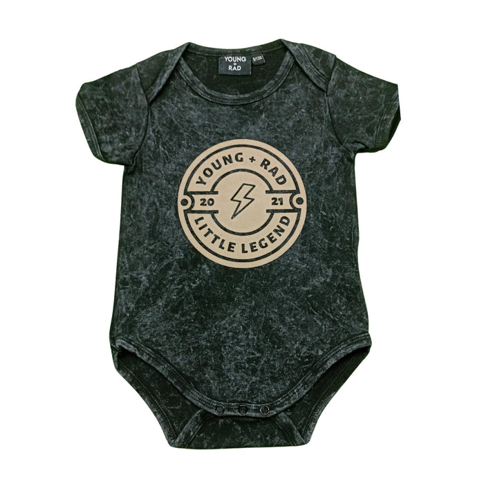 LITTLE LEGEND ONESIE // BLACK