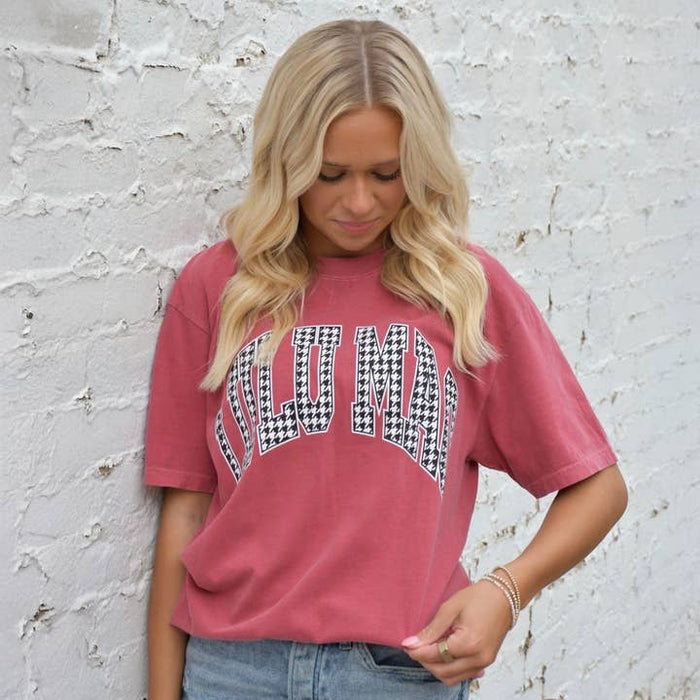 Lulu Mac| Houndstooth Tee