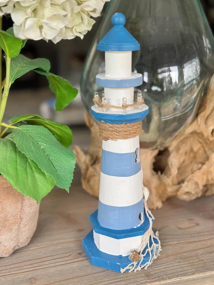 Nautical Wooden LED Lighthouse