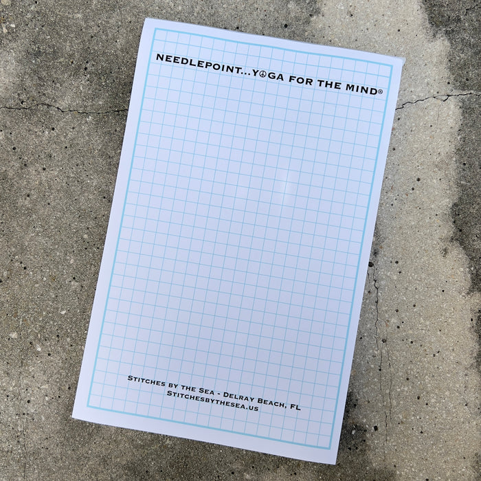 Needlepoint... Yoga for the Mind Graph Paper Stationary