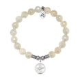 New Beginnings Charm with Moonstone Gemstone Bracelet