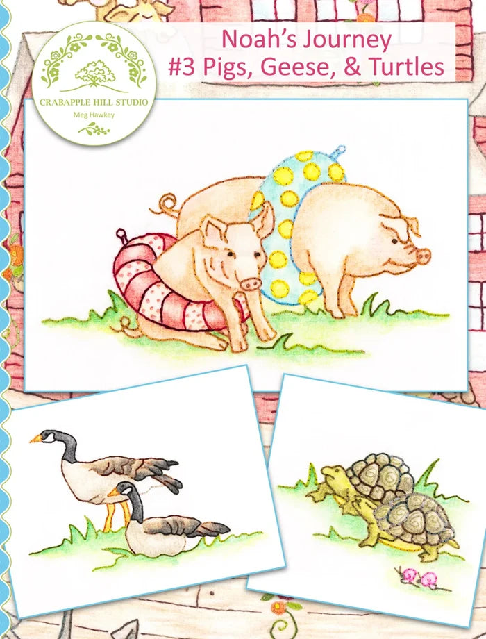 Noahs Journey #3 Pigs, Geese, & Turtles - Crabapple Hill Studios
