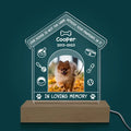 Our House Is Not The Same Without Your Pawprints In It - Personalized Acrylic Night Light - L100