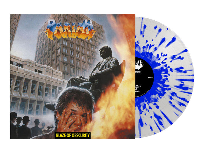 Pariah "Pariah - Blaze of Obscurity / Clear/Blue Splatter Vinyl LP" 12"