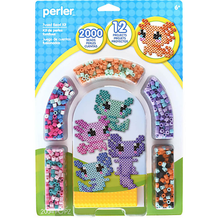 Perler Axolotl Fused Bead Activity Kit