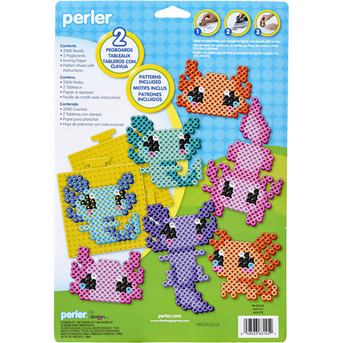Perler Axolotl Fused Bead Activity Kit