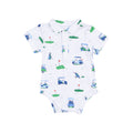 Polo Bodysuit - Vintage Golf Carts Blue