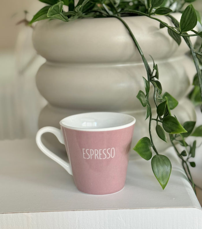 Porcelain Espresso Cup/Mug - 3 Colour Options Available