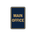 Portrait Round Main Office Sign