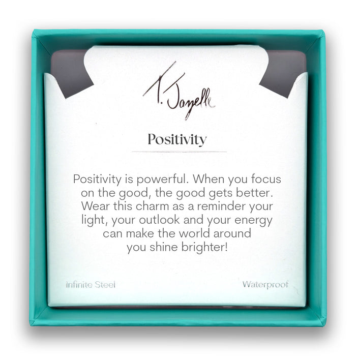 Positivity Charm with Moonstone Gemstone Bracelet