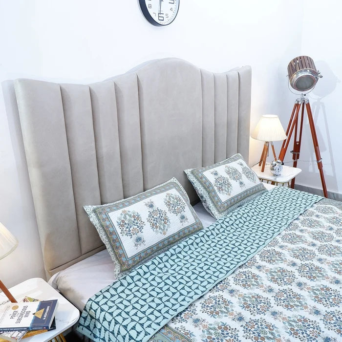 Premium Hand Block Print Cotton Bedcover | Preity